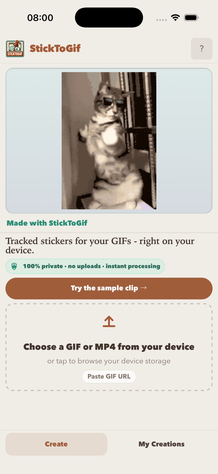 StickToGif Screenshot